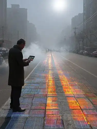 Heat Sensor embedded Road Panels